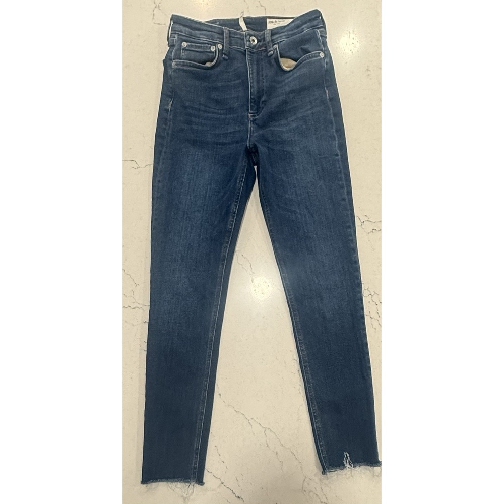 Rag And Bone Women's Nina High Rise Ankle Skinny Jeans Size 27